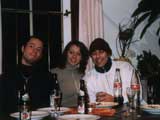 Patrick mit Jessie und Paul im Dezember 2003