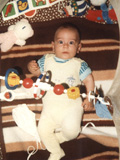 Als Baby 1984/85