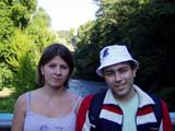 Patrick und Diana im Juli 2003 an der Nagold