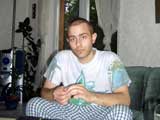 Patrick zuhause im Juli 2003