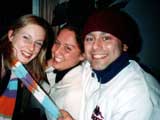 Patrick mit Freunden im Dezember 2003