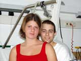 Patrick mit Freundin Diana am 30. Juni 2003
