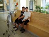 Patrick und Diana am 5. Juli