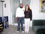 Patrick mit Schwester Fabienne