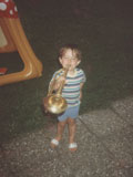 Patrick 1986 mit der Fanfare